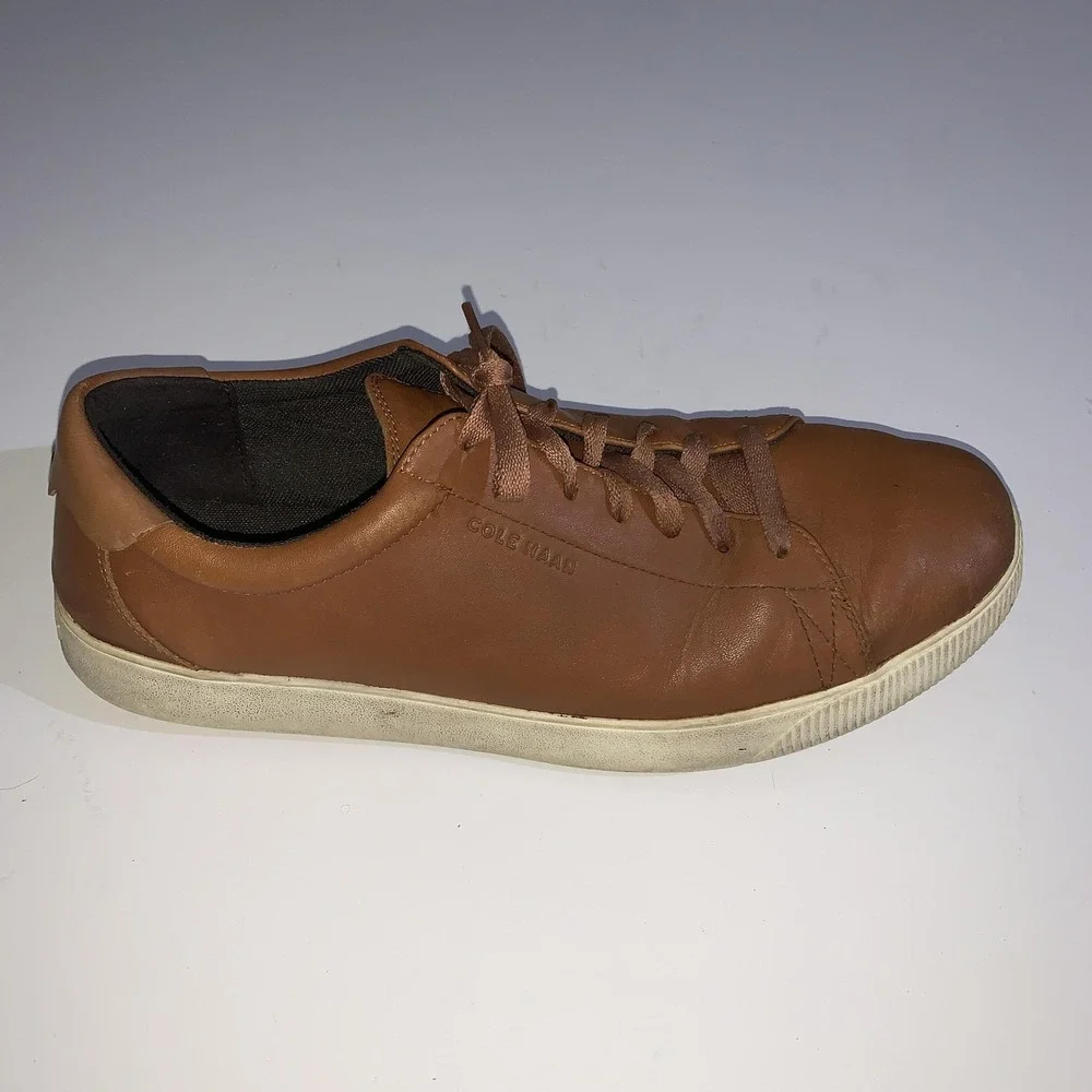 Cole Haan Shoes Mens 11.5 Wide Nantucket 2.0 Brown Lace Up Sneaker C33821